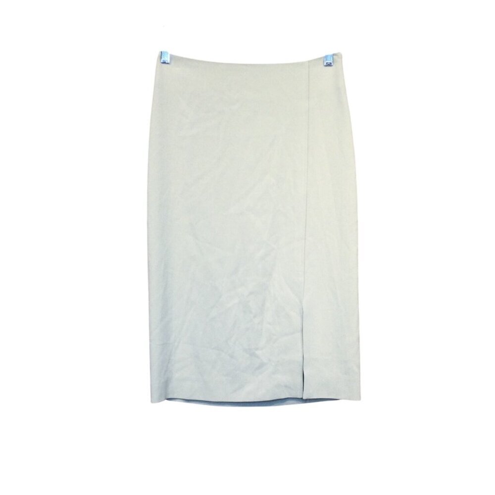 MM Lafleur Womens Pencil Skirt Sage Green Stretch Fabric Size 2